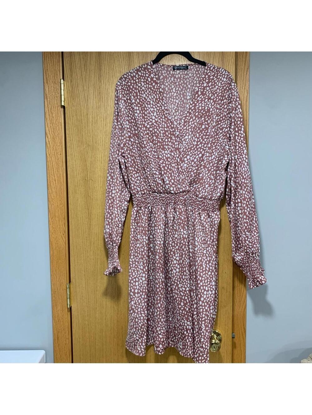 Pretty Garden Long Sleeve Dress - XL